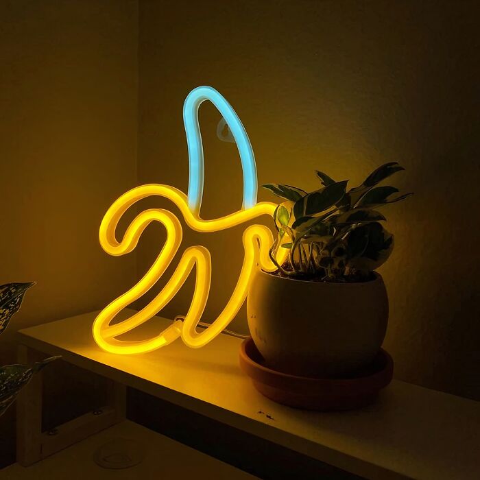 Don’t Slip Up. Get This Banana Shaped Neon Light Today!