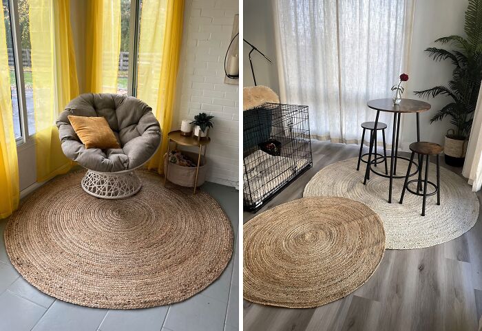Be Still My Beating Boho Heart! This Hand Woven Farmhouse Jute Area Rug Is Everything We Could Ever Dream Of For The Perfect Boho Abode