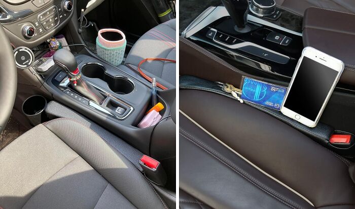 Stop Your Valuables From Sliding Into The Under-Seat Abyss With This Car Seat Gap Filler 