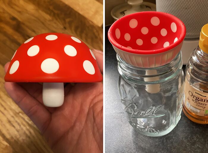  Mushroom Shape Silicone Funnel : A Fun[gi] Way To Pour[tobello] Your Liquids