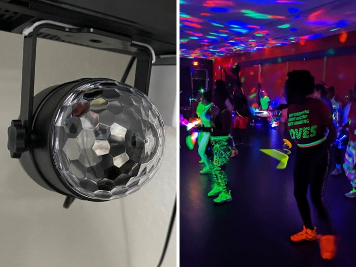  Sound-Activated Disco Ball Strobe Lamp: We Might Be Too Old To Go To The Club, But We Aren’t Too Old To Bring The Club To Us!