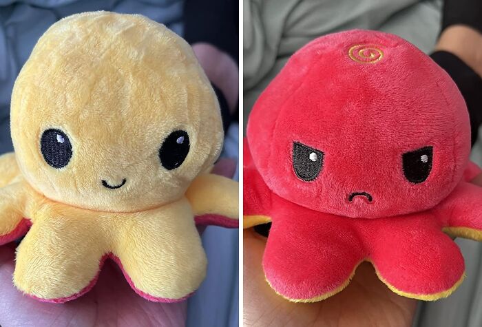 This Reversible Octopus Plushie Changes It’s Mood Along With Your Unpredictable Tween