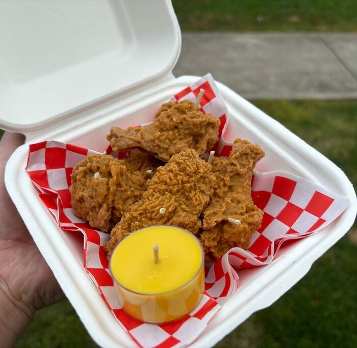  These Fried Chicken Wing Candles Are Sadly Not Made Of 11 Herbs And Spices