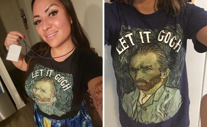  If Your Puns Regularly Make People Want To Cut Off An Ear, This Van Gogh T-Shirt Is For You