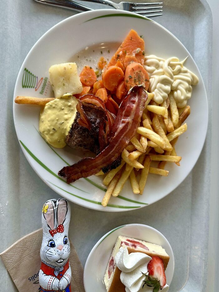 Lunch In A Public High School In Luxembourg (Filet Mignon)