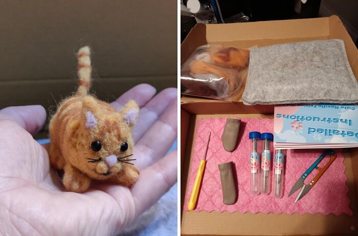  Maybe After You Master This Needle Felting Kit You Can Finally Do Something With All That Fur Your Cat Is Shedding…