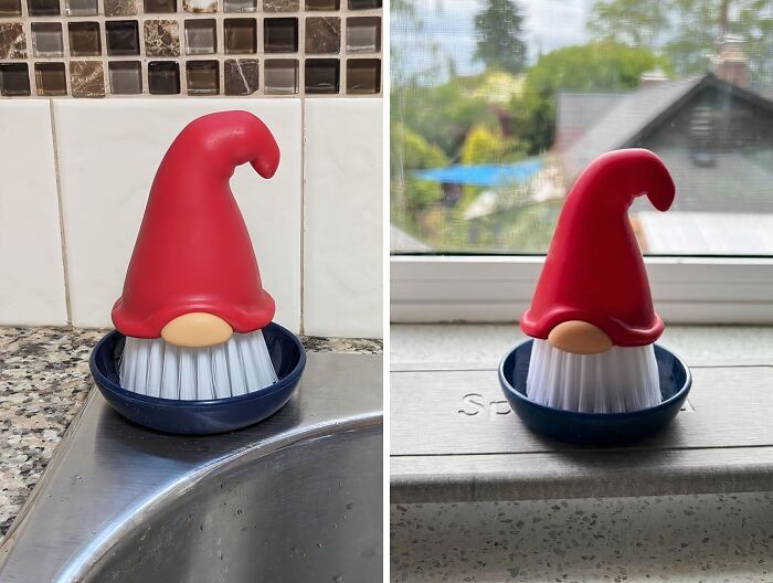  Beardy Gnome Dish Brush: Lots Of Dishes? Gno[me] Problem! 