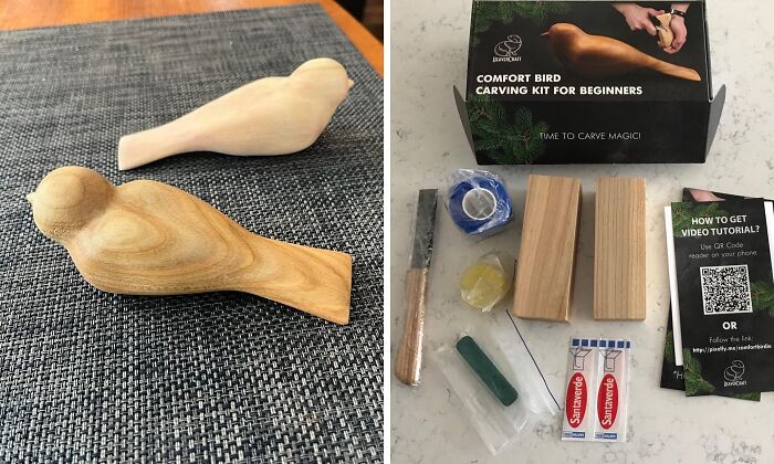 You Won’t Be Making Pinocchio On Your First Try But This Wood Carving Kit Will Help You Unwind While You Whittle Away 