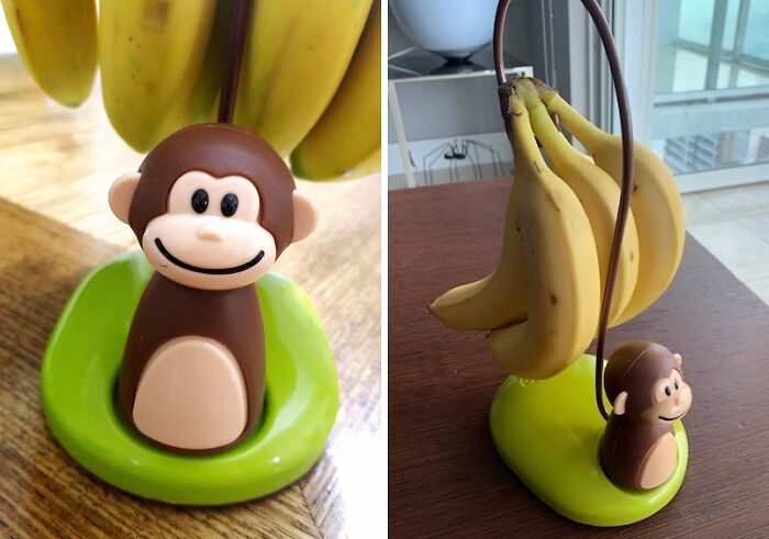 This Monkey Shaped Banana Hanger Will A-Peel To Everyone In Your Home!