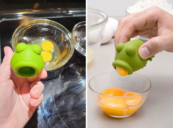 This Silicone Egg Separator Is No Yolk, It Works Incredibly Well!