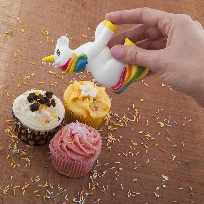 Add A Dash Of Magic To Your Bakes With This Unicorn Shape Sprinkles Shaker