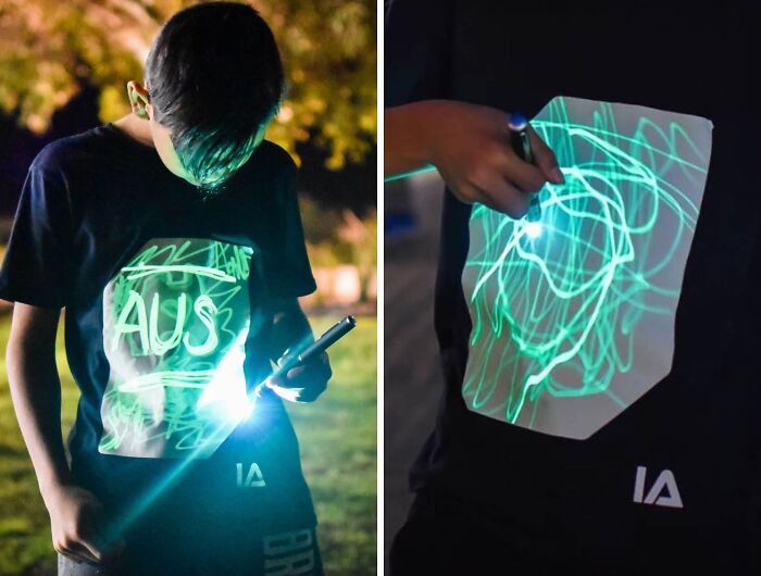This Interactive Glow In The Dark T-Shirt Might Just Be The Fashion Statement Of The Century Among Kids