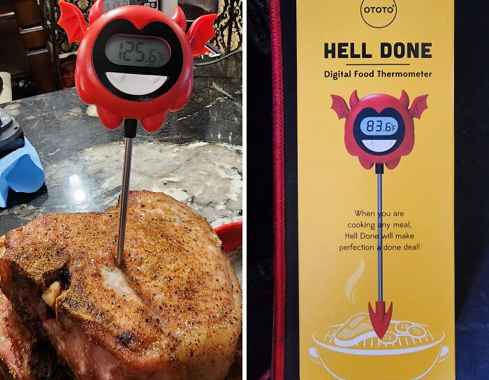 Over Or Undercooked Meat Is A Hell Of A Thing… But This Hell Done Meat Digital Thermometer Will Help You Avoid Any Scary Surprises!