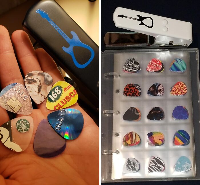 Take Your Pick Of Which Design You Want To Play With Next With This Guitar Pick Punch 