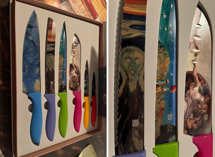  Masterpiece Knife Set : Now This Is What We Call Cutting Edge Art 