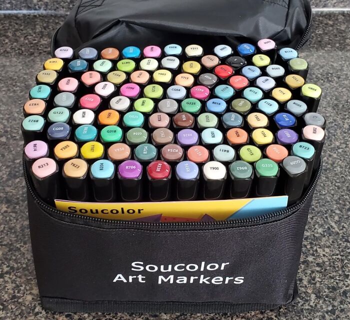 No Matter What Type Of Art You Are Into, This Alcohol Markers Set Is The Holy Grail Of Color