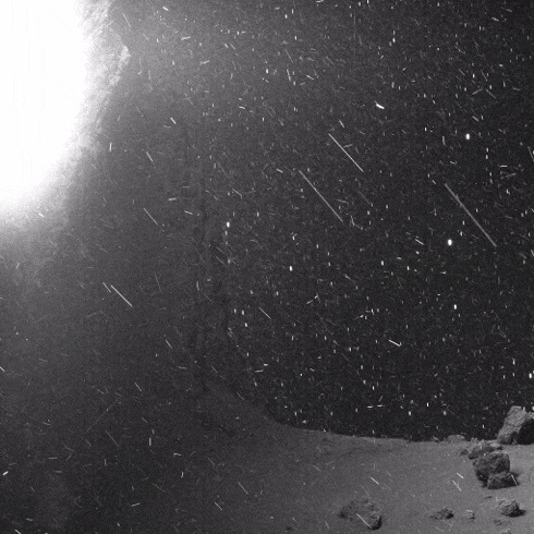 The Surface Of Comet 67p, A Jupiter-Family Comet Originally From The Kuiper Belt. Filmed By The Rosetta Space Probe