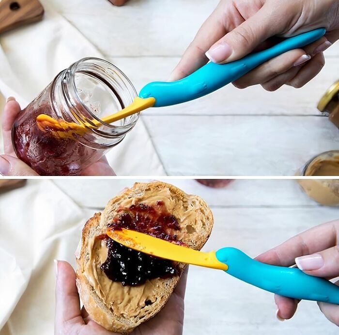 Get Every Last Morsel Out Of Your Jar With This Splatypus Jar Spatula 