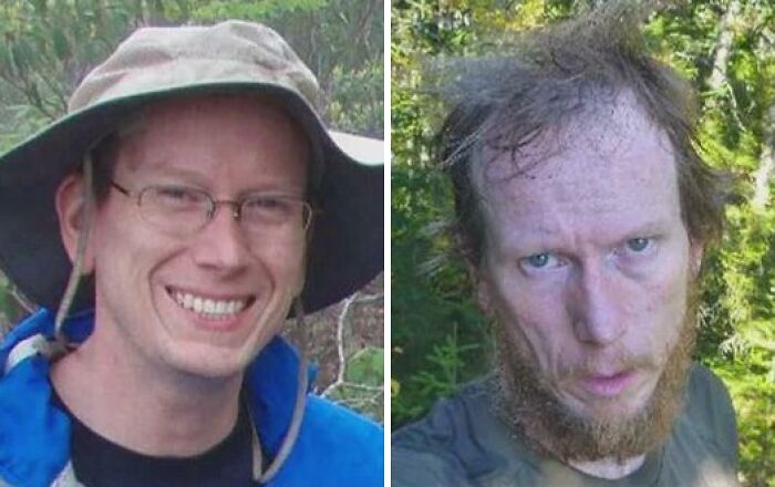 This Guy Did Something Crazy. This Is What He Looks Like Before & After 2,000 Miles From Georgia To Maine
