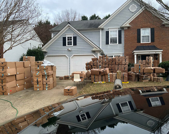Lots Of Packages In Front Of My Neighbor's House