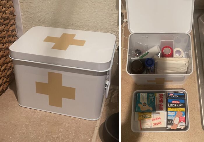 Keep This Retro Enameled First Aid Box On Hand For Any In-Car Accidents