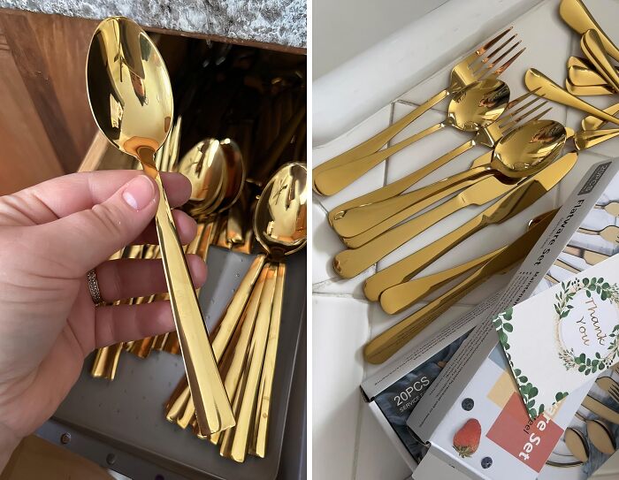  Golden Cutlery Set : So What Is To Be Said If You Are Born With The Golden Spoon In Your Mouth? 