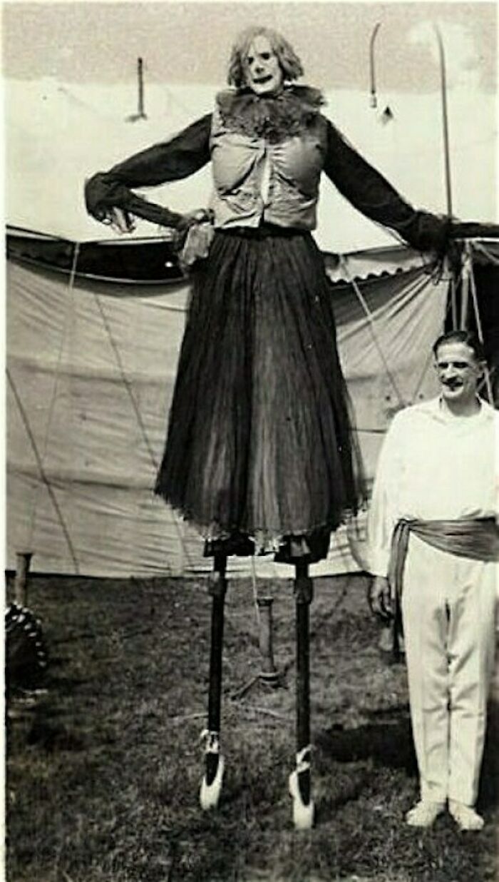 1920's Circus Clown. Tim Burton Would Freak