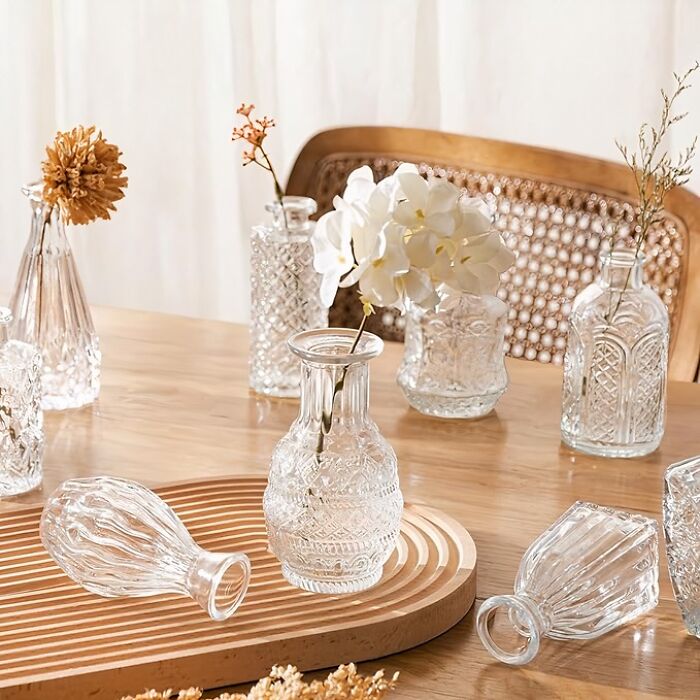 As A Set Of 26, These Glass Bud Vases Will Decorate Every Corner Of Your Space 