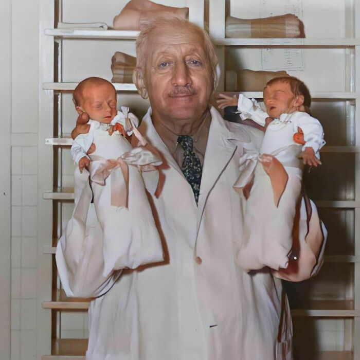 Martin Couney Saved Over 7,000 Premature Babies By Exhibiting Them In Incubators In His Coney Island Sideshow. By 1943, Nearly Ever Hospital In America Had One Of His Incubators - And He Wasnt Even A Doctor!