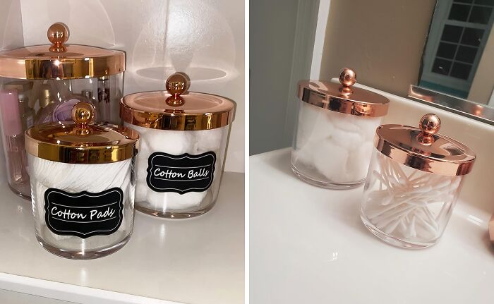 Get An Apothecary Jars Set For Your Bathroom, Even If You Don't Plan On Making GRWM Videos