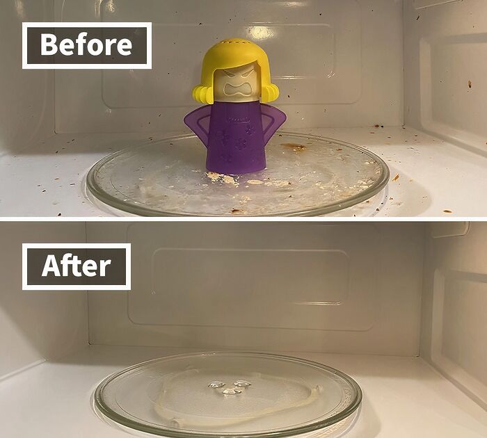If Your Microwave Is Looking A Little More Nuclear Than Usual, Send In This Angry Mama Microwave Cleaner To Get The Job Done