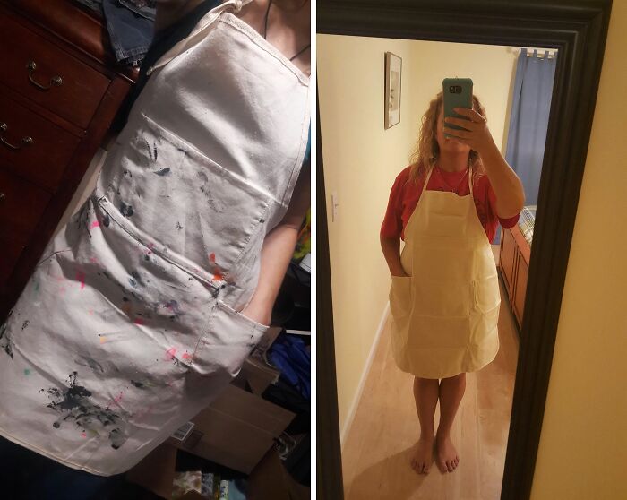  You Will Be Cooking In Front Of The Canvas With This High-Quality Cotton Apron 