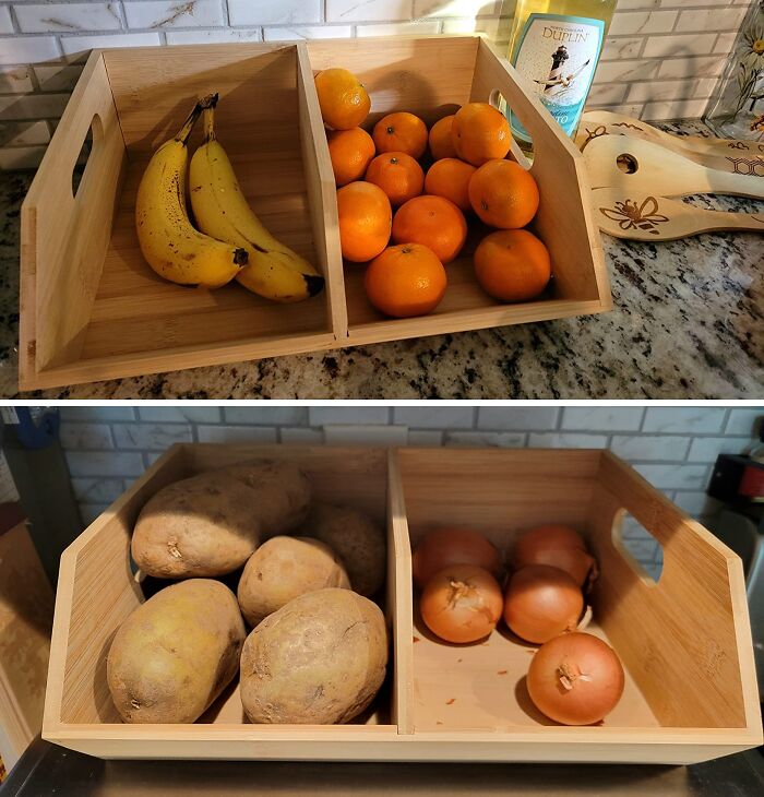 This Bamboo Storage Bin Set Will Give Your Kitchen That Whole Foods Look