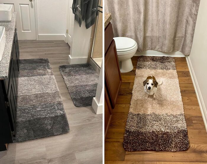 A Good Microfiber Rug Adds Just The Right Amount Of Cozy To Your Bathroom