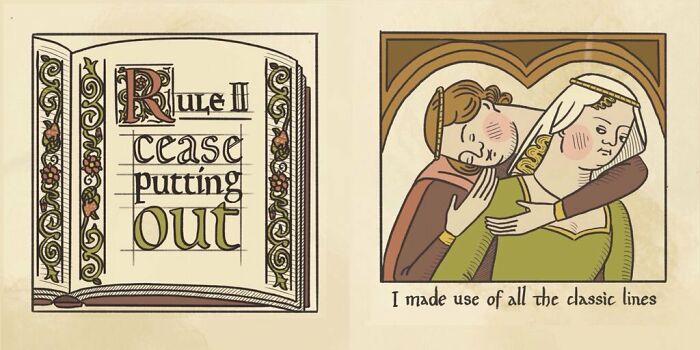 Modern Dating Written In The Style Of Medieval Elegance Results In A Hilarious Comic Modern Dating Written In The Style Of Medieval Elegance Results In A Hilarious Comic