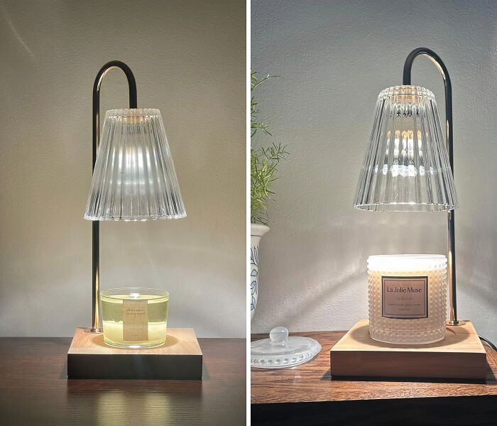 This Candle Warmer Lamp Gives You All Of The Scent With None Of The Fire Hazard 