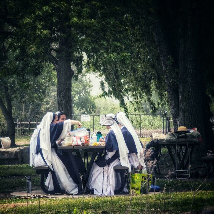 Nuns At A Picnic (Cherry Beach, Toronto, May 26 2024)