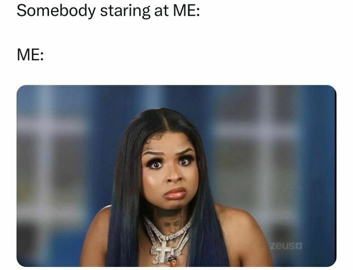 Woman making a confused face meme illustrating common reactions in random memes about unique experiences.