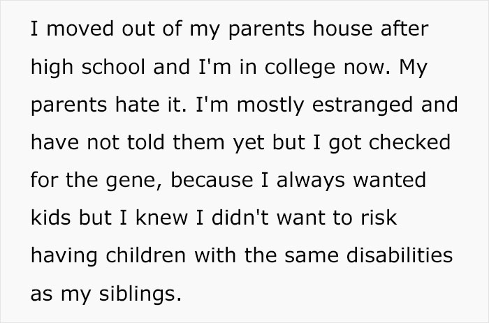 Son Infuriates Parents By Telling Them He Won't Be A Carer For His Two Disabled Siblings Son Infuriates Parents By Telling Them He Won't Be A Carer For His Two Disabled Siblings