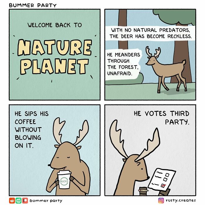 Humorous Comic By Rusty Creates