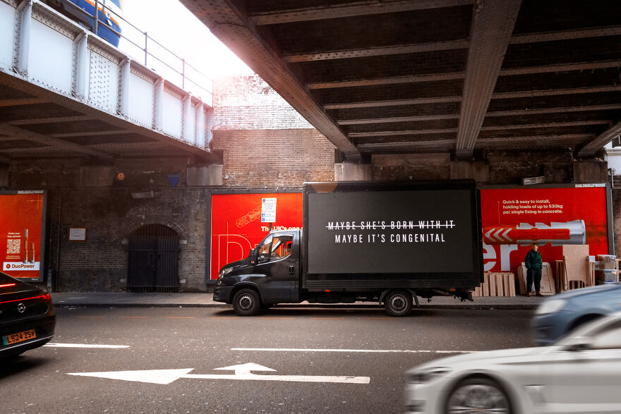 Butchered Brand Lines Appear On Billboards All Over London Butchered Brand Lines Appear On Billboards All Over London