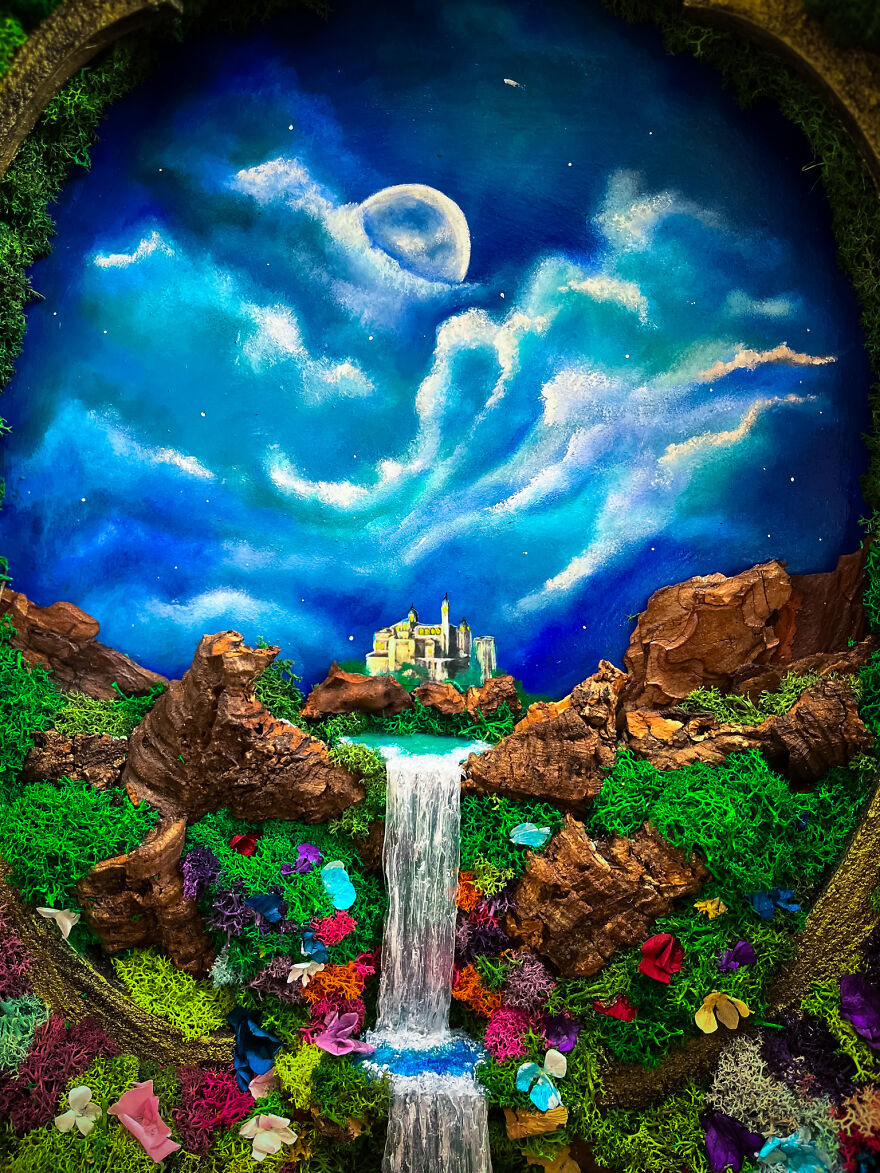 I Made A Mystic Jungle Forest Flowers Door Art: A Portal To Another World With Preserved Moss (11 Pics) I Made A Mystic Jungle Forest Flowers Door Art: A Portal To Another World With Preserved Moss (11 Pics)