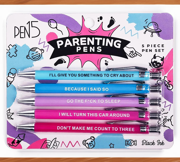 Script Send-Offs: With Parenting Pens Give A Cool Mom Touch