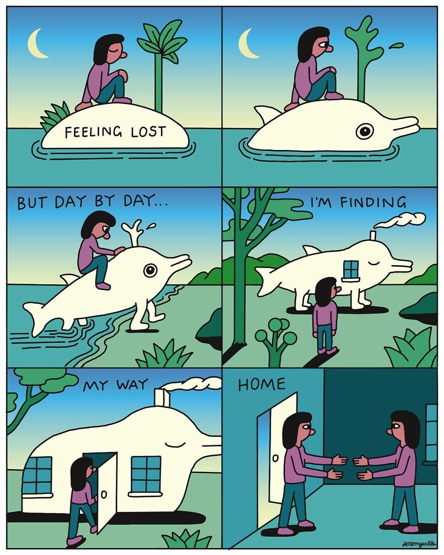 Navigating Mental Struggles: Jeremy Ville's Comics On Loneliness And Resilience