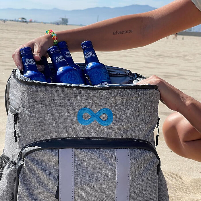 Warm Drinks Are For Dummies! A 54-Can Backpack Cooler Shows That You Mean Business