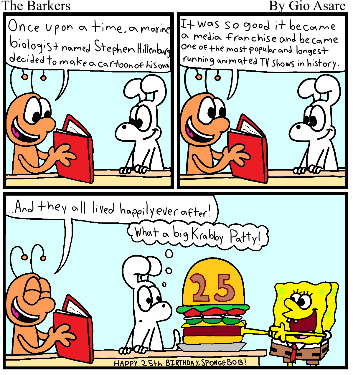 “The Barkers” Spongebob Comic Strip