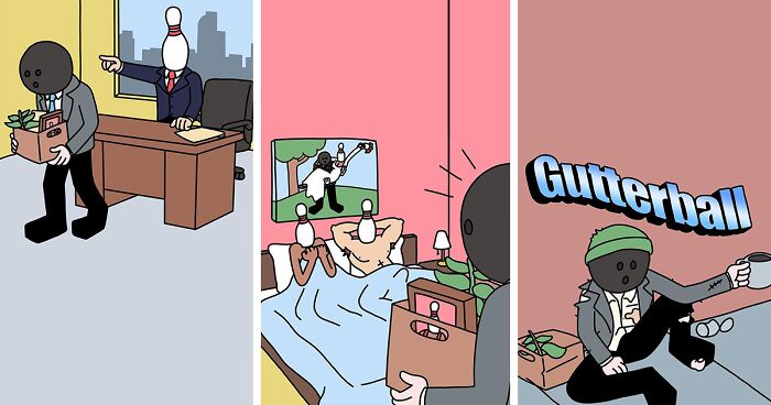 Artist Created 47 Quirky And Funny Comics For Those With A Darker Sense Of Humor