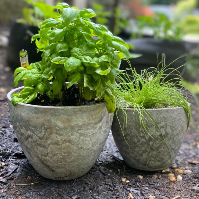 This Collection Of Outdoor Garden Planters Are A Chic Upgrade To Regular Plastic Pots