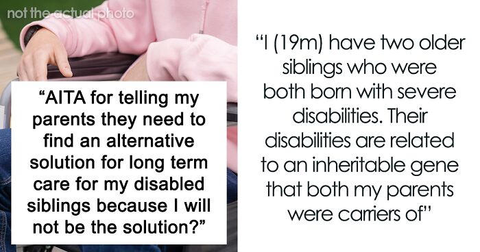 Young Man Refuses To Sacrifice His Life To Be A Carer For Disabled Siblings, Angers The Parents