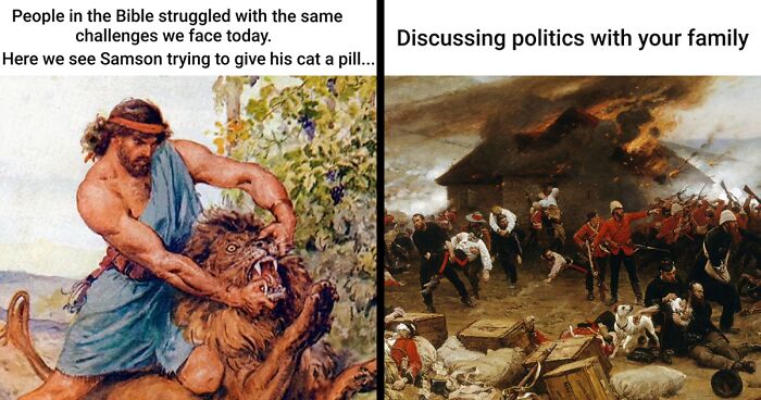 65 Art Pieces Perfectly Suited For Memes, As Shared By “Art Memes Central” (New Pics)